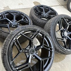 20” TSW Wheels & Tires – 5x114.3 Bolt Pattern