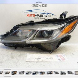 1 broken tab 2018-2020 TOYOTA CAMRY SE LEFT FULL LED HEADLIGHT OEM JD108360