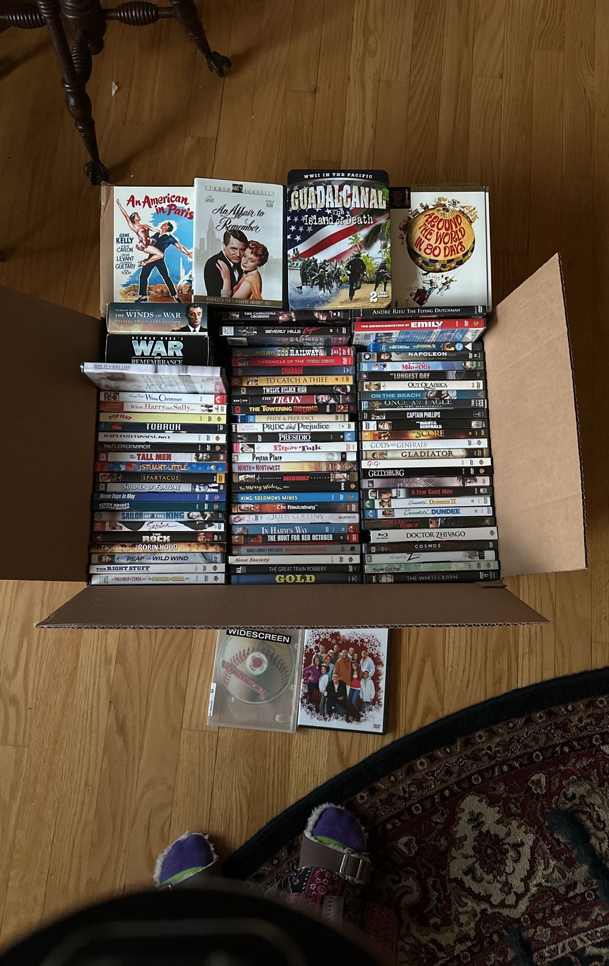 Box Of DVD Movies