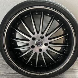 Set Of 4 Rims & Tires