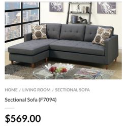Gray Sectional Sofa