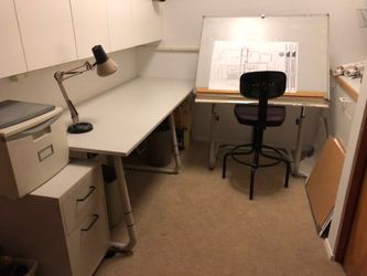 Drafting Table and Desks
