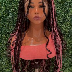 Full Lace Frontal Braid Wig