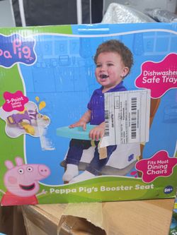 Peppa Pig Booster Seat with Tray