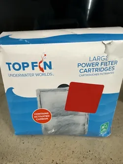 Top Fin Silenstream Large PF-L Filter Cartridges Refill for PF20 PF30 PF40 PF75