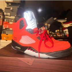 Jordan 5 Retro Red And Black