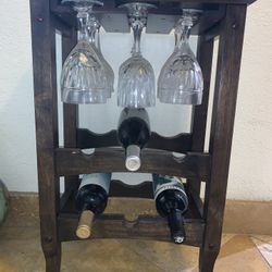WINE AND GLASS TABLE 