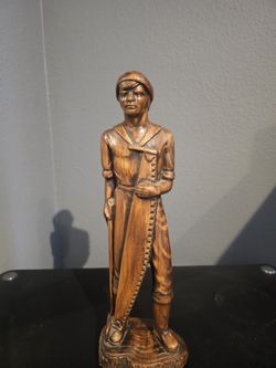 Vintage 1962 Treasure Craft Ceramic Lumberjack Figurine 