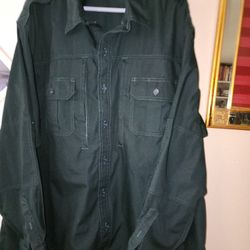 New Men's Hunter Green  Propper Tactical LS Shirt $25