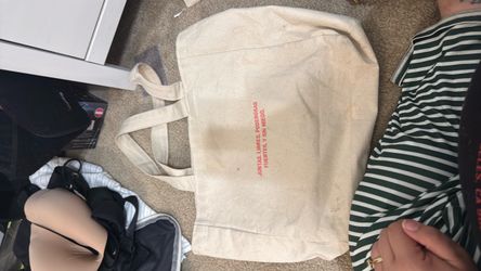 JZD Embroidered tote bag