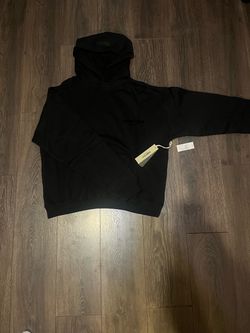 black essentials hoodie size L