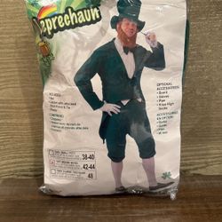 Leprechaun Costume Size M Adult