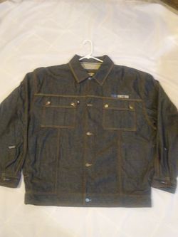 Men's FUBU XXL Button Up Denim Jacket