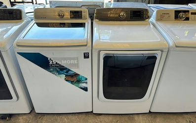 Samsung Basic Washer Dryer Set (Top Load Washer & Dryer Set) - Energy Efficient, Top Load