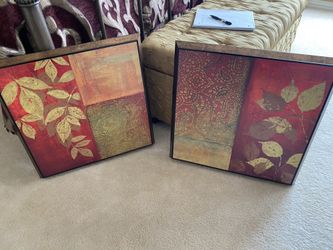 2 piece wall art set
