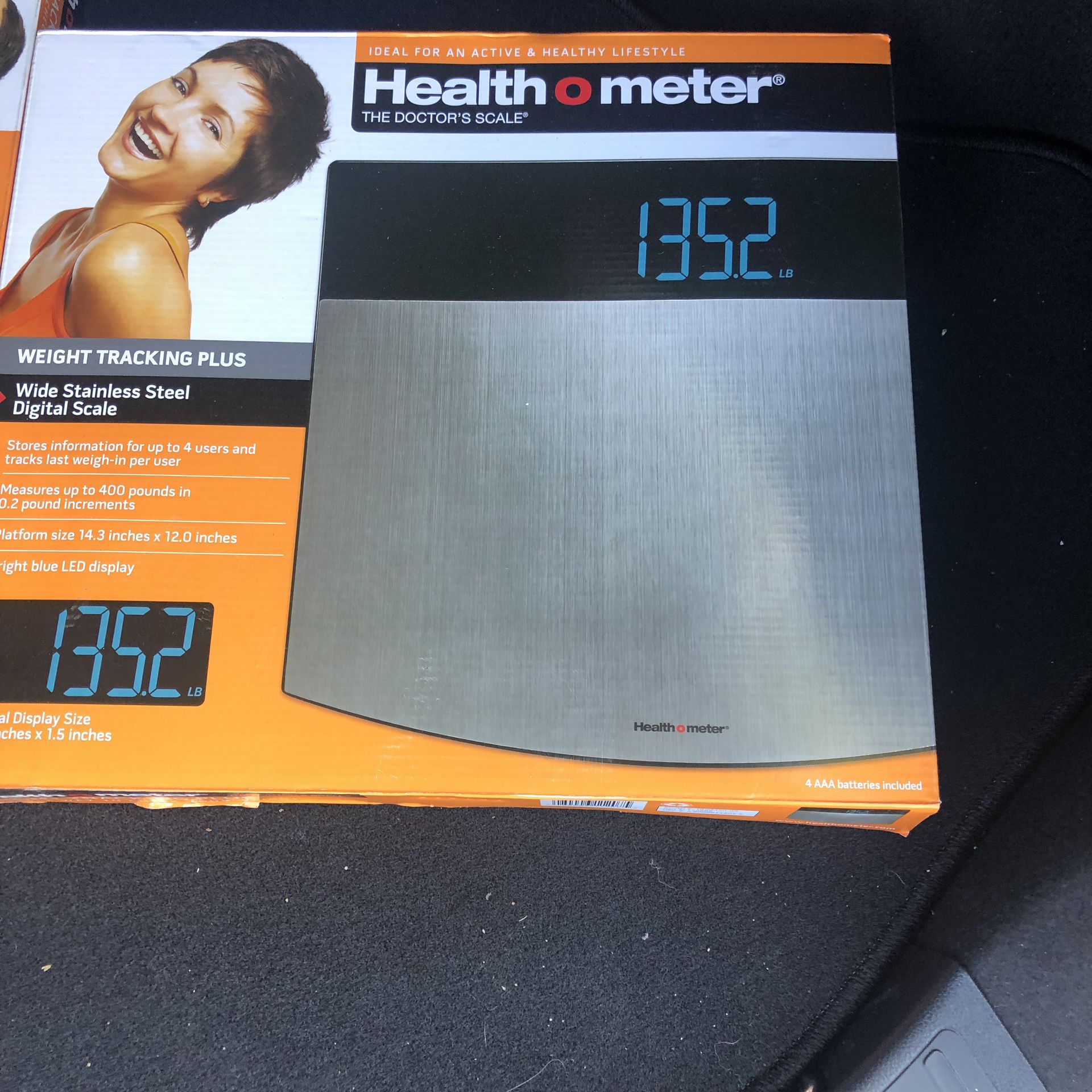 Health o Meter Stainless Steel Weight Tracking Scale