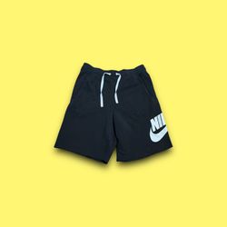 Nike sportswear club fleece big swoosh sweat shorts black men’s small 