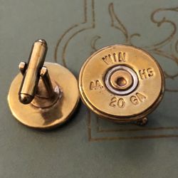 Vintage Pair Of Mens Cufflinks Winchester 20 Gage I Love How It Says “ Win 20”