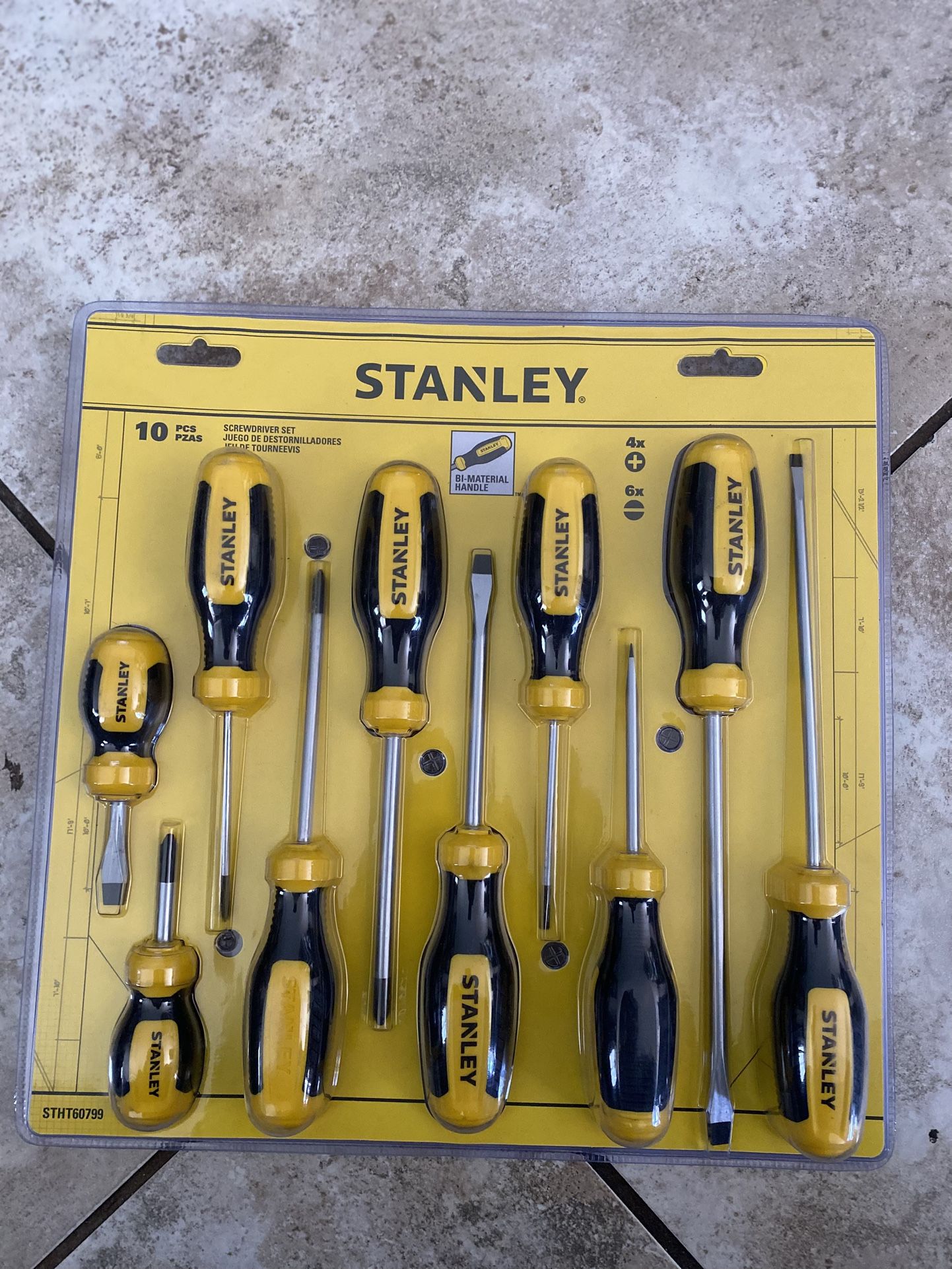 Selling A New Stanley 10 Piece Screwdriver Set