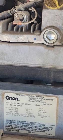 Onan marquis gold 5500