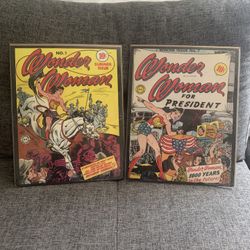 Wonder woman vintage DC comics series 11"×14" poster print