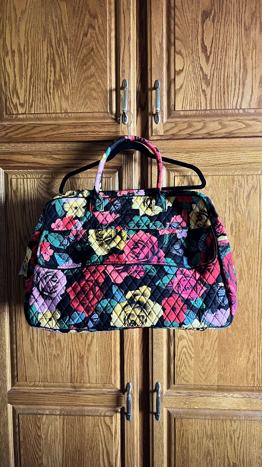 NWT Vera Bradley Havana Rose Weekender Travel Overnight Tote Bag