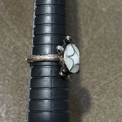Silver And Mother Of Pearl Ring