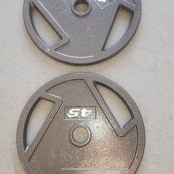 New Pair Of  45 Lb. Weight Plate