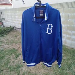 Brooklyn DODGERS baseball Jacket Cooperstown collection  Majestic
