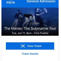 The Marias The Submarine Tour Tickets