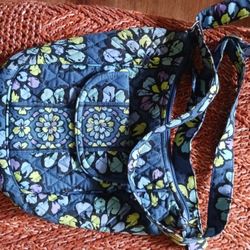 Vera Bradley Indigo Pop Blue Multi Purse Bag
