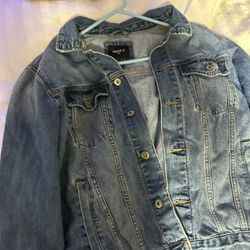 Forever 21 Jean Jacket Adult Small