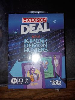 Monopoly Deal Netflix K-Pop Demon Hunters Card Game
