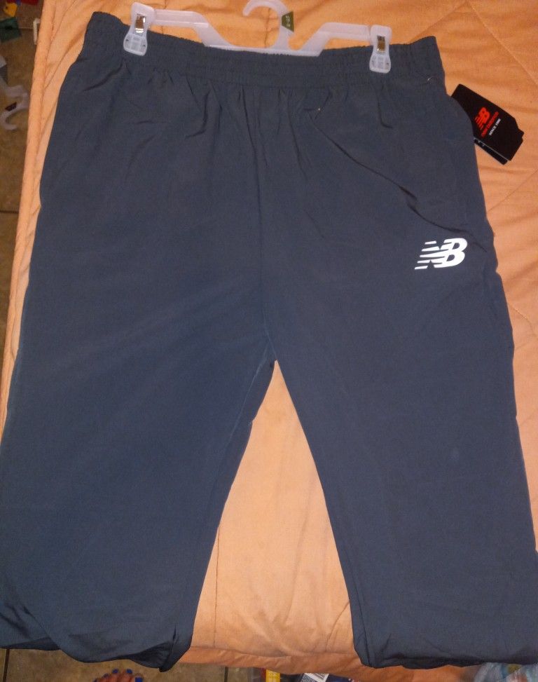 Mens New Balance All Motion 4-Way Stretch Running Wind PANTS Size Xl