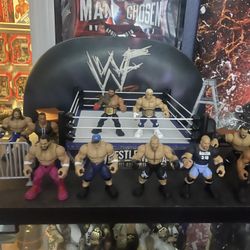 Wwe Knuckle Cruncher Figure Bundle