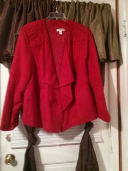 Red dress jacket