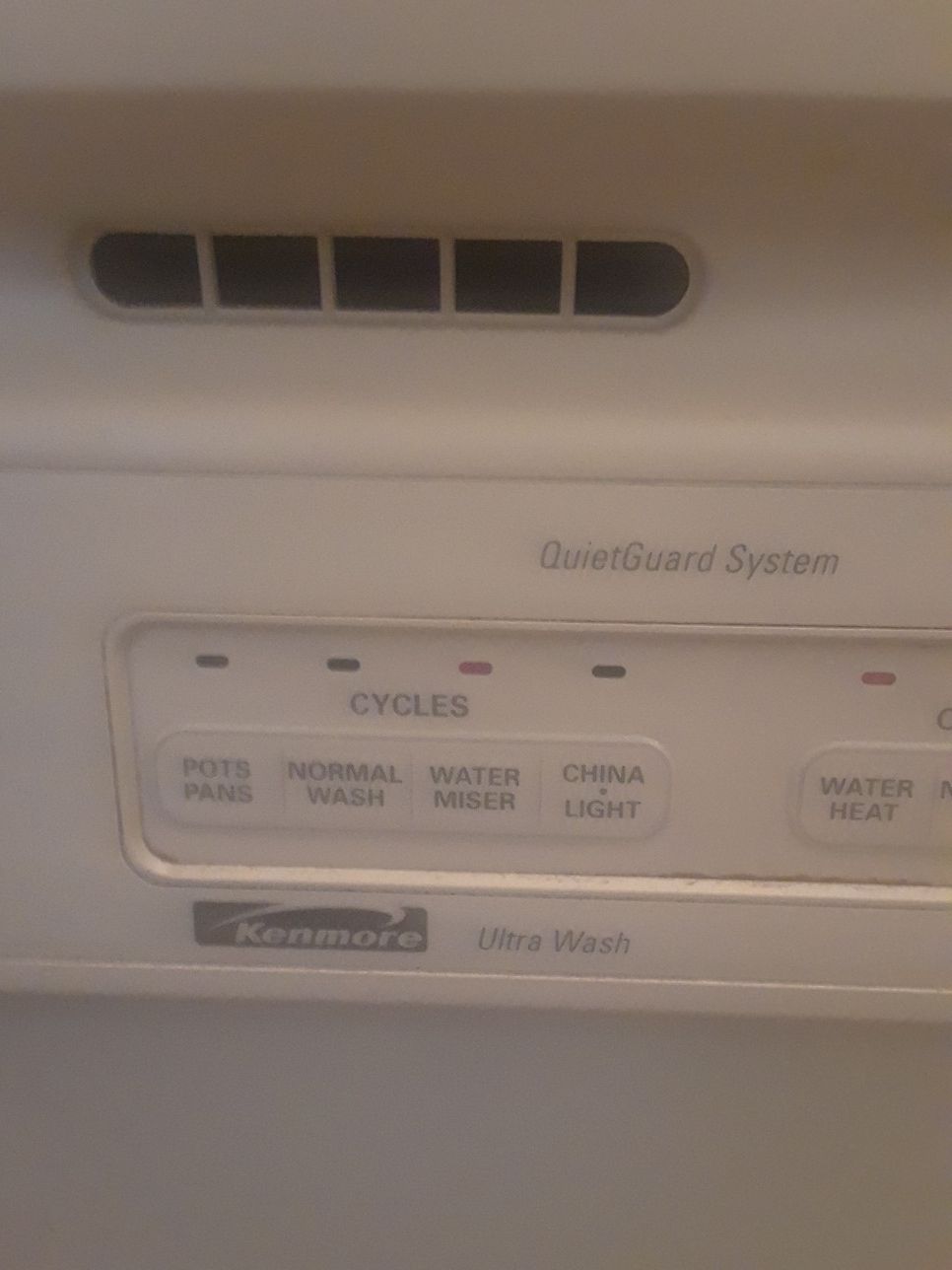 Kenmore Ultra Plus dishwasher