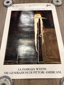 Wolfbane by Jamie Wyeth Poster of Artwork 40” x 27.5” Rolled Never Hung
