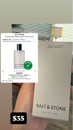Salt & Stone Santal & Vetiver Body & Hair Fragrance