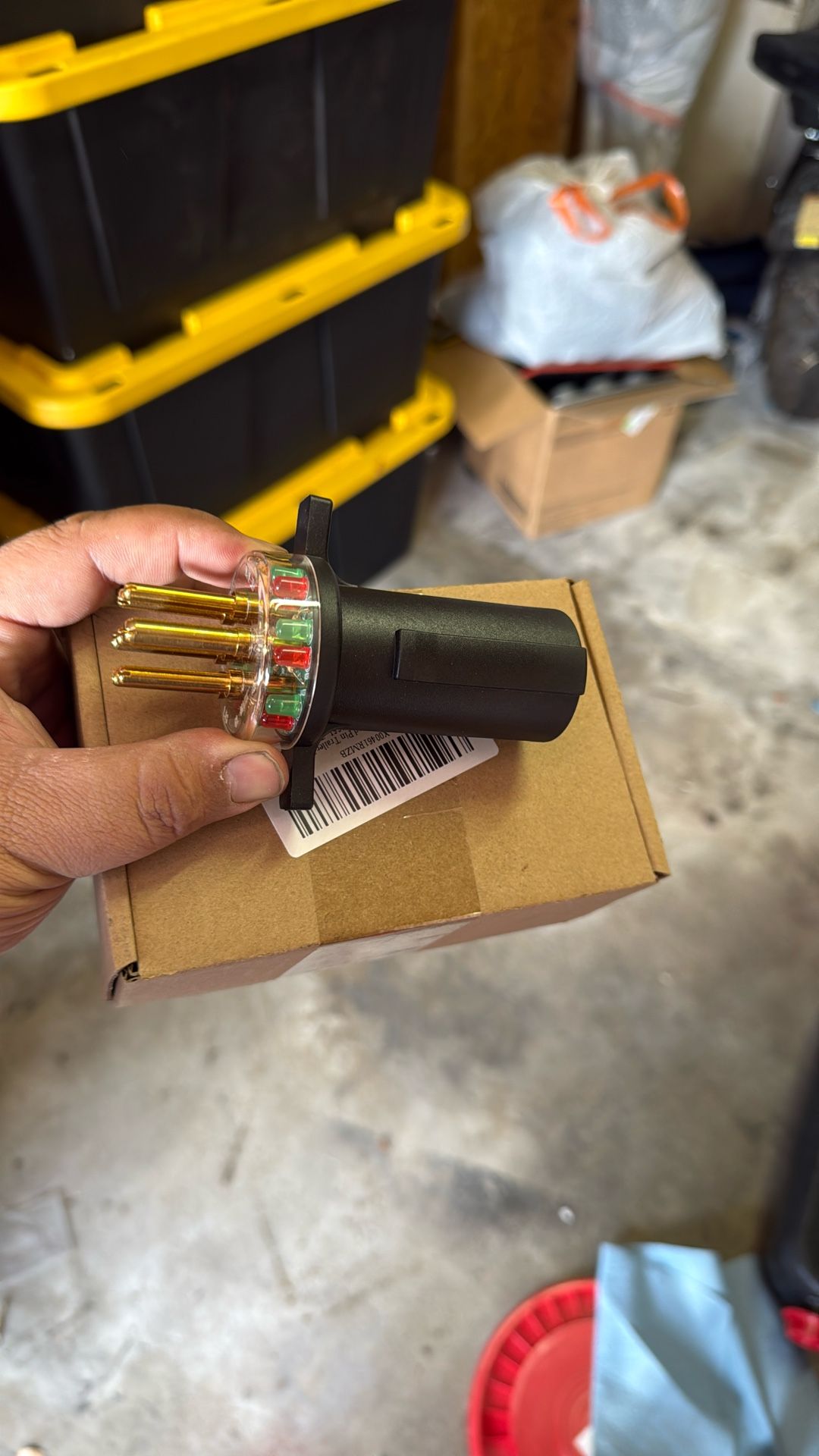 7 Way Round Pin Tester For Trailer And Electrical Line