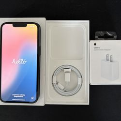 Apple iPhone 14 with usb-c adapter and cable