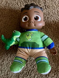 CoComelon My Friend Cody Doll With Dinosaur Plush