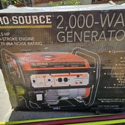 Pro Source 2000watt 4stroke Gas Generator