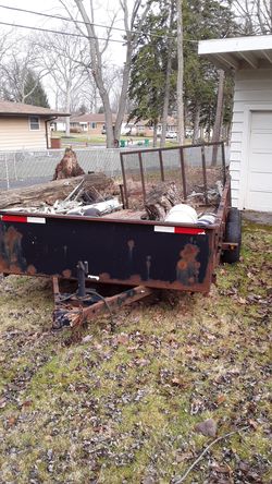 Landscape trailer. Needs work. NO TITLE