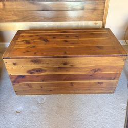 Antique cedar Chest trunk