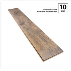Rebel Trail Rustic Pine 10 mm Waterproof Laminate Flooring with foam backing 502 sq ft NEW IN BOX