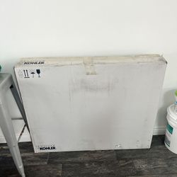 Kohler Maxstow Frameless Surface Mount Bathroom Medicine Cabinet, 30" W X 40" H, Dark Anodized Aluminum