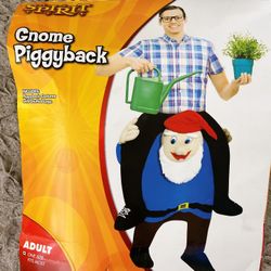 Halloween Costume Gnome Piggyback