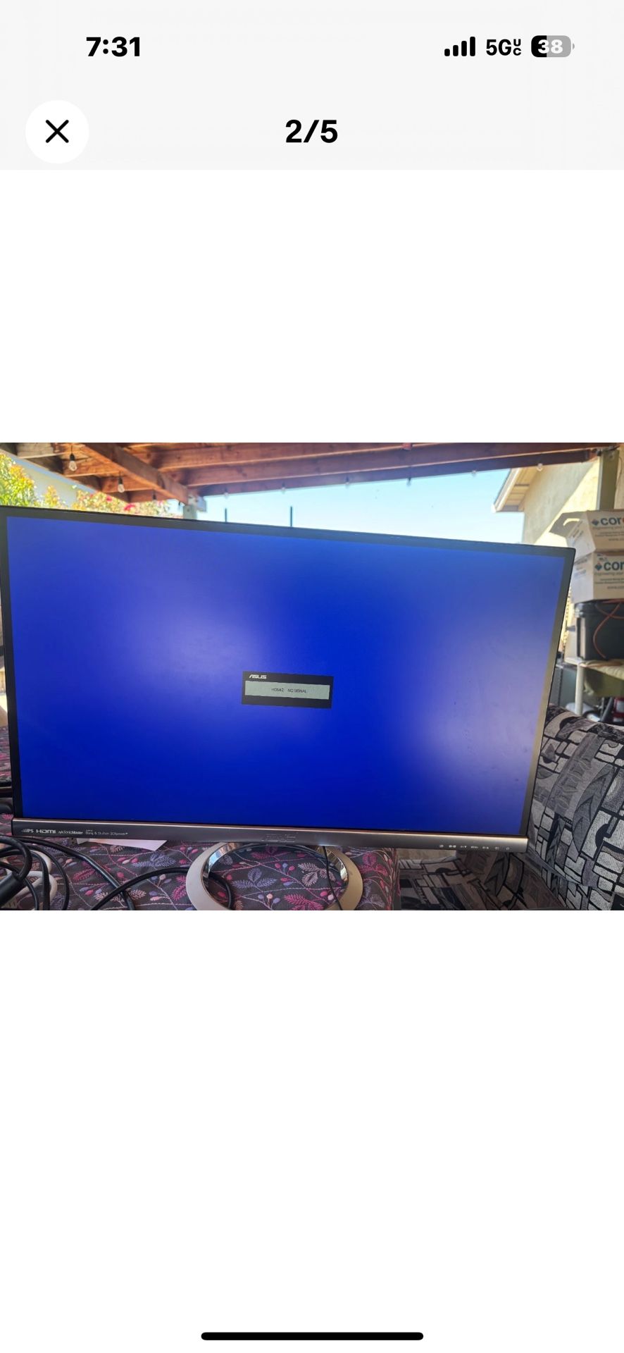 ASUS LED LCD Widescreen 27" Monitor 76HZ 1920x1080 VGA MX279H