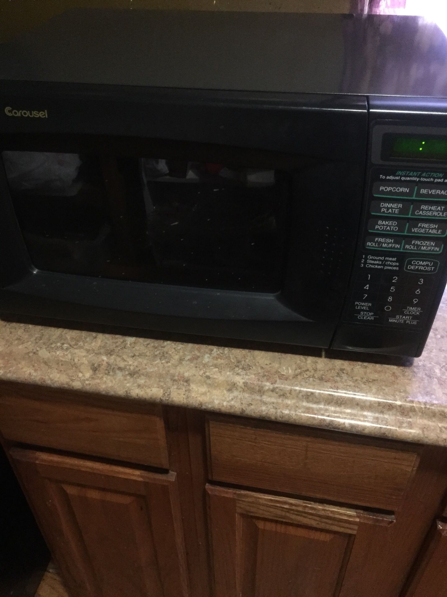 Sharp Carousel microwave used $35